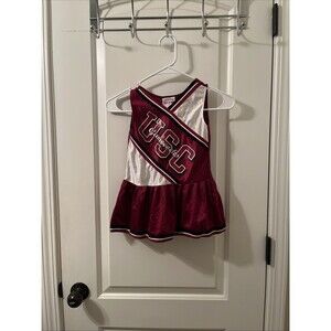 Girls 1pc Cheerleader Romper Skirt USC SOUTH CAROLINA GAMECOCKS Size 4